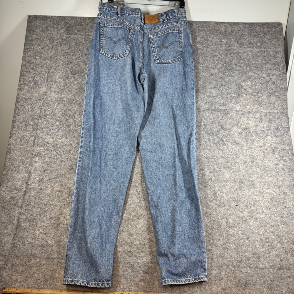 Vintage Levi’s 533 90s Denim Jeans Blue Straight Leg Size 28 Light Wash Relaxed - Picture 10 of 16